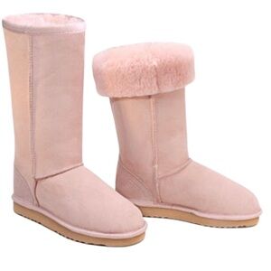 UGG Pink Classic Tall Sheepskin Lined Boots